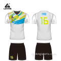 Pasadyang murang koponan ng sublimation na naka -print na soccer jersey set